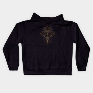 Cecropia Moth | Sacred Geometry Kids Hoodie